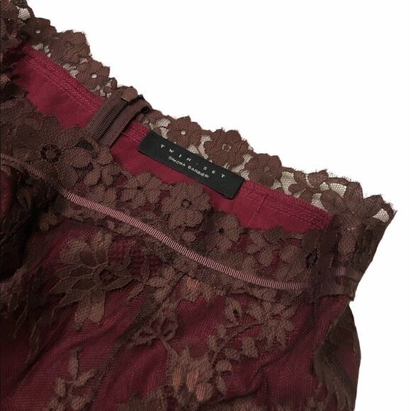 Twin-set Simona Barbieri Lace Pencil Skirt - Picture 4 of 10